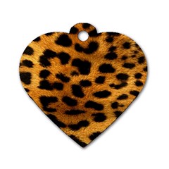 Jaguar Print	 Dog Tag Heart (Two Sides) from ArtsNow.com Front