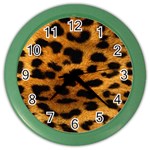 Jaguar Print	 Color Wall Clock