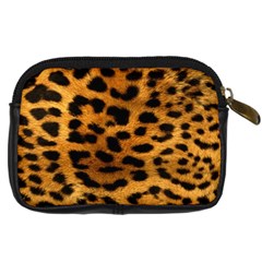 Jaguar Print	 Digital Camera Leather Case from ArtsNow.com Back