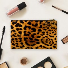 Jaguar Print	 Cosmetic Bag (Medium) from ArtsNow.com Back