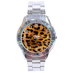 Jaguar Print	 Stainless Steel Analogue Men’s Watch