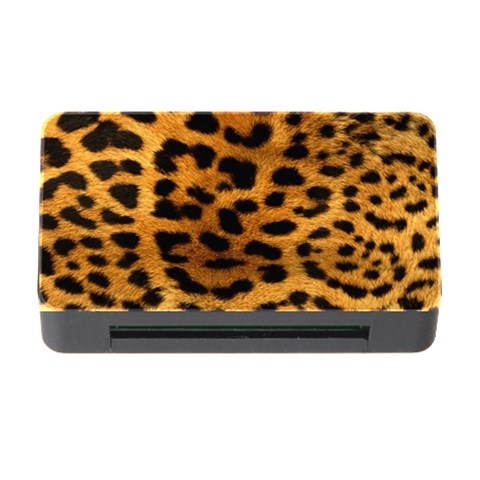 Jaguar Print	Memory Card Reader with CF (Rectangular) from ArtsNow.com Front
