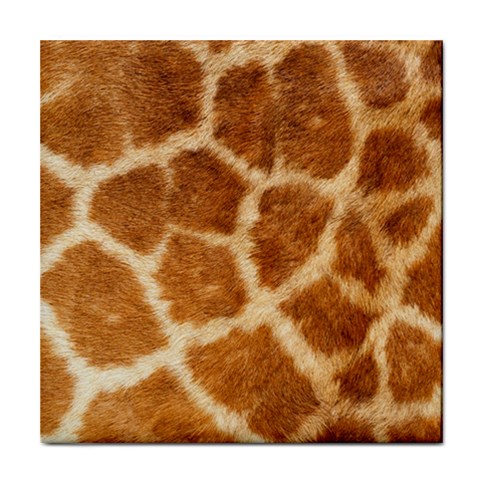 Giraffe Print	 Tile Coaster from ArtsNow.com Front