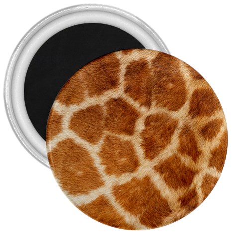Giraffe Print	 3  Magnet from ArtsNow.com Front
