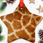 Giraffe Print	 Ornament (Star)