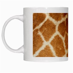 Giraffe Print	 White Mug from ArtsNow.com Left