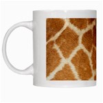 Giraffe Print	 White Mug