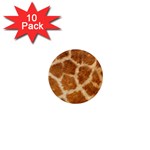 Giraffe Print	 1  Mini Magnet (10 pack)