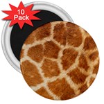 Giraffe Print	 3  Magnet (10 pack)