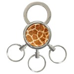 Giraffe Print	 3-Ring Key Chain