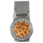 Giraffe Print	 Money Clip (CZ)