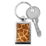 Giraffe Print	 Key Chain (Rectangle)