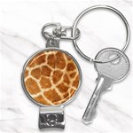 Giraffe Print	 Nail Clippers Key Chain