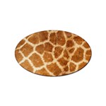 Giraffe Print	 Sticker (Oval)