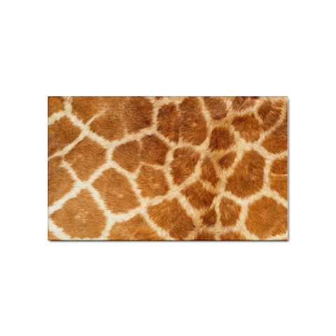 Giraffe Print	 Sticker (Rectangular) from ArtsNow.com Front