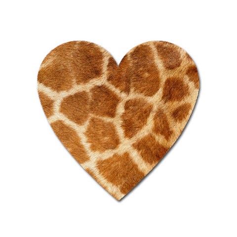 Giraffe Print	 Magnet (Heart) from ArtsNow.com Front