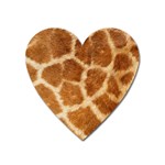 Giraffe Print	 Magnet (Heart)