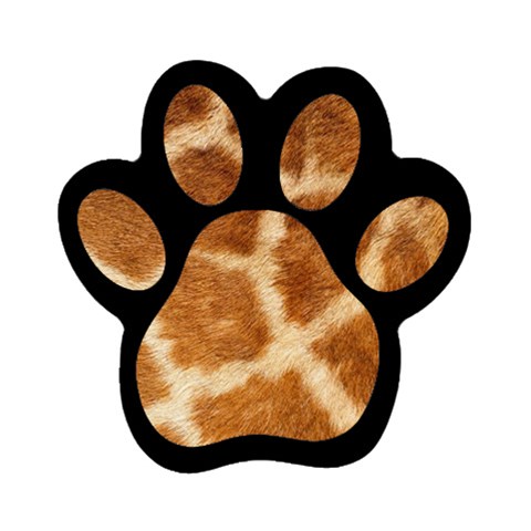Giraffe Print	Magnet (Paw Print) from ArtsNow.com Front