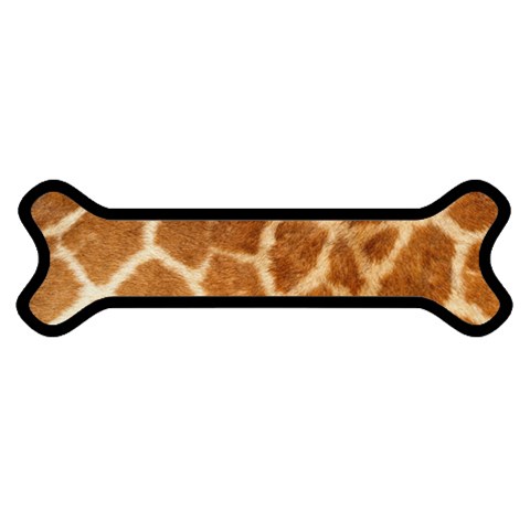Giraffe Print	Magnet (Dog Bone) from ArtsNow.com Front