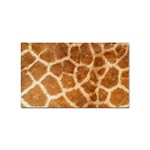 Giraffe Print	 Sticker Rectangular (100 pack)
