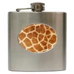 Giraffe Print	 Hip Flask (6 oz)