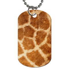 Giraffe Print	 Dog Tag (Two Sides) from ArtsNow.com Front