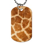 Giraffe Print	 Dog Tag (Two Sides)