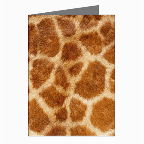 Giraffe Print	 Greeting Cards (Pkg of 8) from ArtsNow.com Left