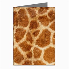 Giraffe Print	 Greeting Cards (Pkg of 8) from ArtsNow.com Left