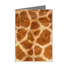 Giraffe Print	 Mini Greeting Card from ArtsNow.com Left