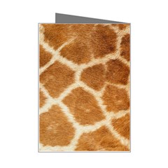 Giraffe Print	 Mini Greeting Card from ArtsNow.com Right