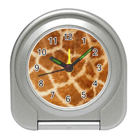 Giraffe Print	 Travel Alarm Clock from ArtsNow.com Front
