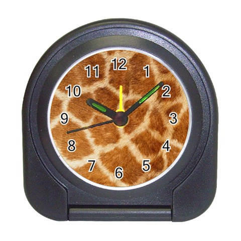 Giraffe Print	 Travel Alarm Clock from ArtsNow.com Front
