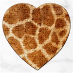 Giraffe Print	 Jigsaw Puzzle (Heart)