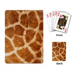 Giraffe Print	 Playing Cards Single Design