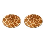 Giraffe Print	 Cufflinks (Oval)