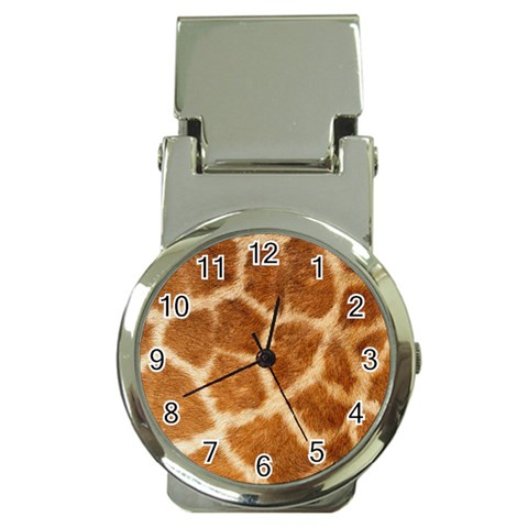 Giraffe Print	 Money Clip Watch from ArtsNow.com Front