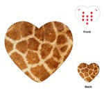 Giraffe Print	Playing Cards (Heart)