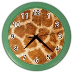 Giraffe Print	 Color Wall Clock