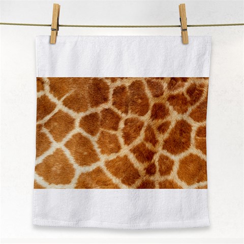 Giraffe Print	 Face Towel from ArtsNow.com Front