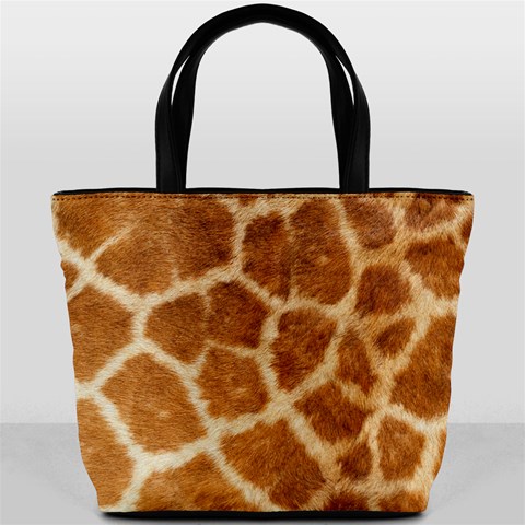 Giraffe Print	 Bucket Bag from ArtsNow.com Front