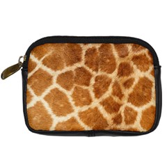 Giraffe Print	 Digital Camera Leather Case from ArtsNow.com Front