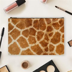 Giraffe Print	 Cosmetic Bag (Large) from ArtsNow.com Front