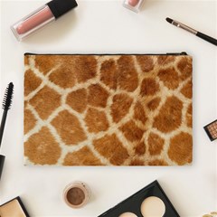 Giraffe Print	 Cosmetic Bag (Large) from ArtsNow.com Back