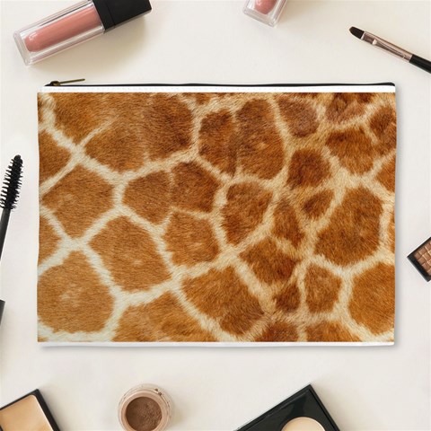Giraffe Print	 Cosmetic Bag (XL) from ArtsNow.com Front