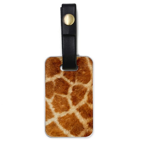 Giraffe Print	 Luggage Tag (one side) from ArtsNow.com Front