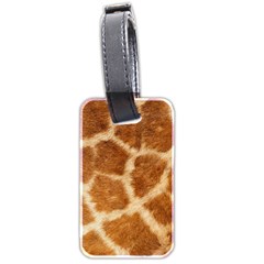 Giraffe Print	 Luggage Tag (two sides) from ArtsNow.com Back