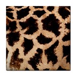 Giraffe Print Dark	 Tile Coaster