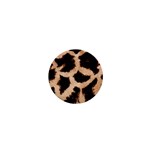 Giraffe Print Dark	 1  Mini Button