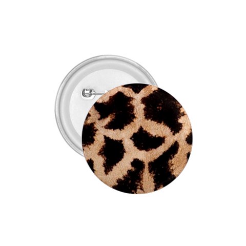 Giraffe Print Dark	 1.75  Button from ArtsNow.com Front